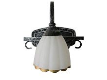 Бра однорожковая Мелодия Света Е27 220В Черная картинка 